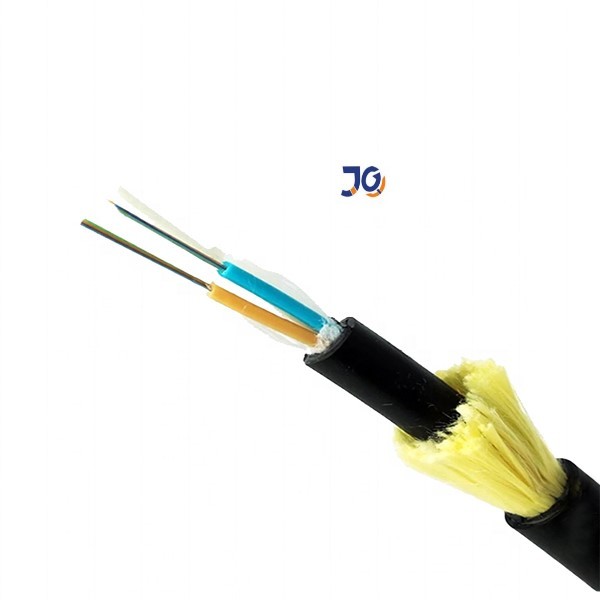 All Dieletric Self - Supporting ADSS Singlemode Fiber Optic Cable HDPE Sheathed