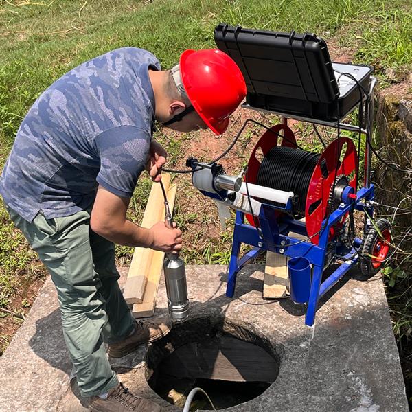 100M 300M 500M Borehole Inspection Camera Dual Rotary Panoramic Underground Water Detection Water Well Camera