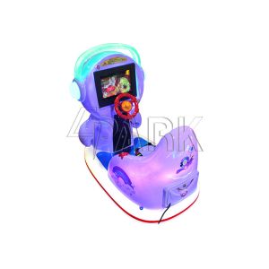 Colorful Lighting Plastic Baby Swing Car / Kids Electric Car 400W 220V
