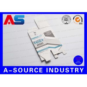 Custom Peptide Injections Cardboard Vial Box For Pharma Packaging Omnia small