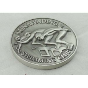 Silver Personalized Souvenir Coins Zinc Alloy