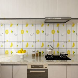 Waterproof Oil-proof Self Adhesive White Marble Vinyl Film Wall Stickers for