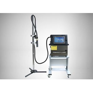 White Industrial Inkjet Printer , Inkjet Coding Machine Touching Screen