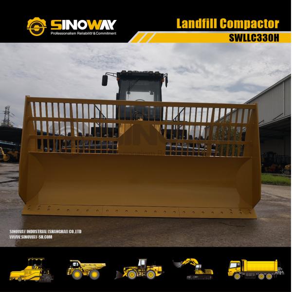 33000kg Operating Mass Heavy Duty Construction Equipment For Landfill Handling