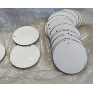 China Pzt8 Ultrasonic Piezo Ceramic Plate Round Shape on sale