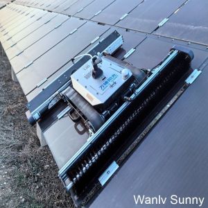 Physical Cleaning Principle Crawler Cleaning Robot for Large Area Solar Panel