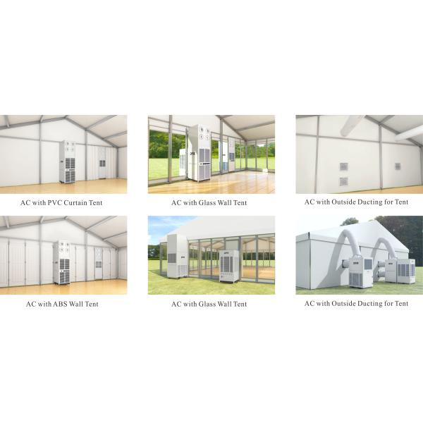 Industrial Central Tent Cooler Air Conditioner , Packaged Air Conditioning Units For Tents