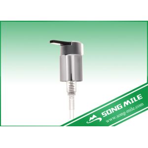 24mm Aluminum Collar Cream Lotion Dispenser Pump with Clip