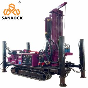 Water Well Drilling Rig Machine with 5200KG Capacity and 180m Drilling Depth