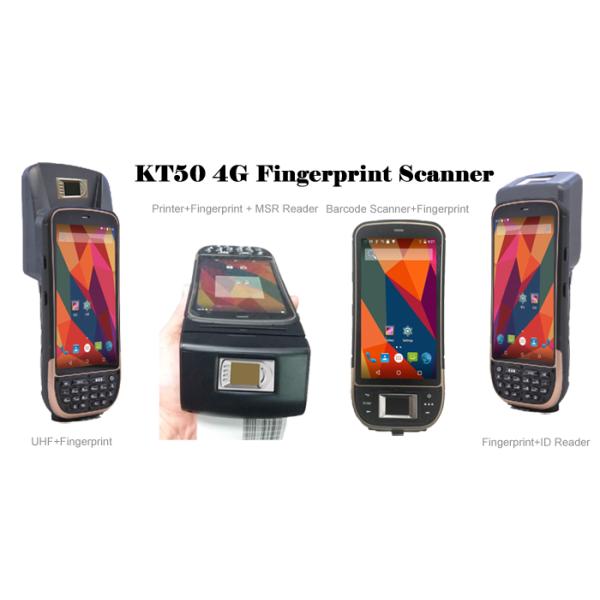 IP65 Rugged Waterproof Biometric Fingerprint Scanner , Outdoor Mobile Thermal Printer