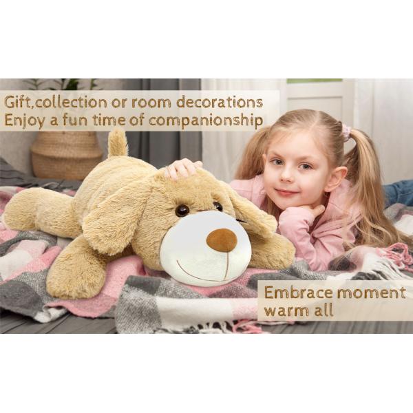MorisMos 32" Giant Puppy Dog Stuffed Animal Cute Large Plush Toy and Body Pillow for Kids Bear Type