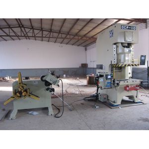 Thick Plate Straightening Machine , Decoiler Straightener Feeder Stamping
