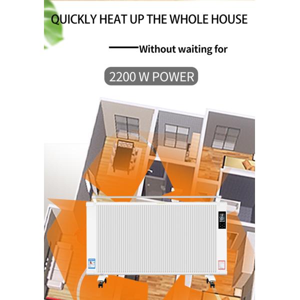 Carbon Fiber Electric Room Heater with Over Protection and Adjustable Thermostat