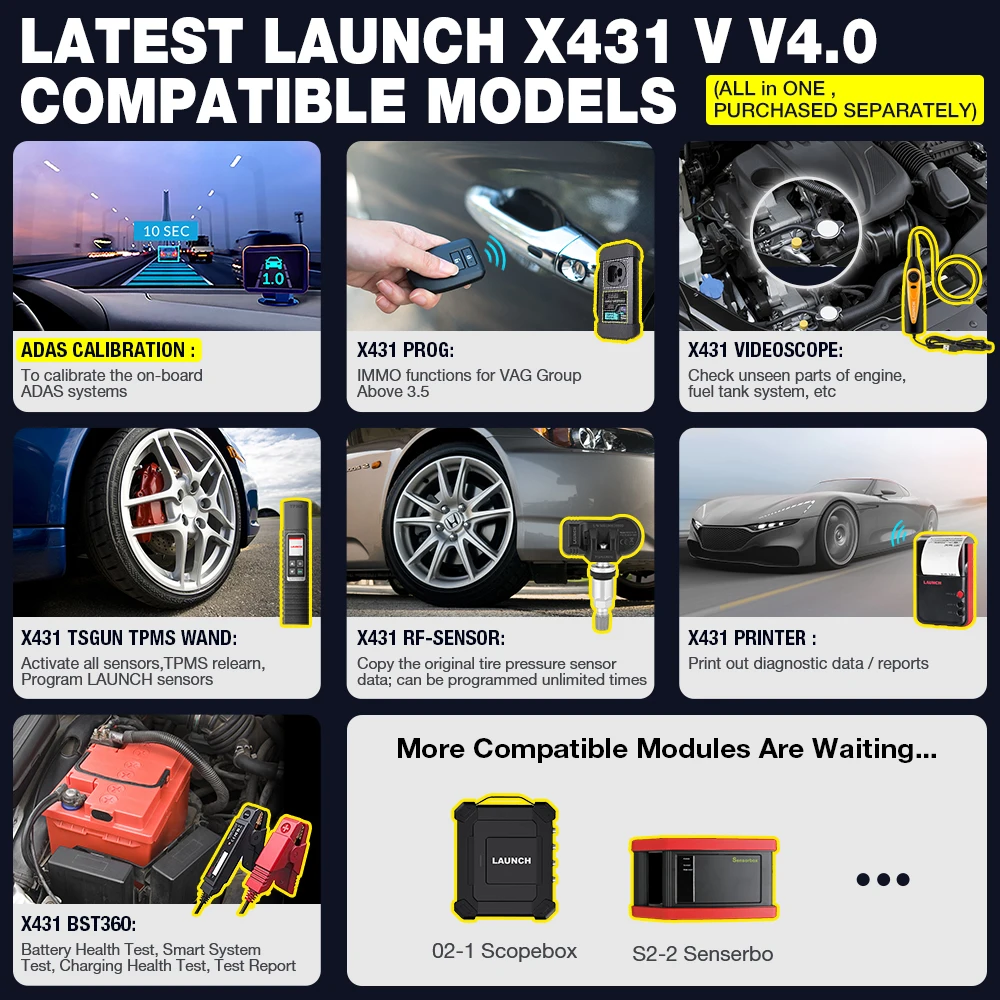 LAUNCH X431 PRO V 5.0 Car Diagnostic Tools Auto OBD2 Scanner All System ECU Coding Active Test Update Online PRO V5.0