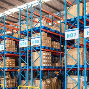 Industrial Heavy Duty Pallet Racking , Corrosion Protection Steel Pallet Rack