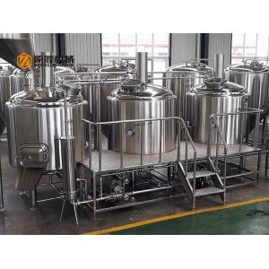 China 1000l Beer Brewing Equipment Stainless Steel Material With Two Bodies on sale