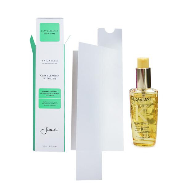 Beauty Paper Box Skincare Cosmetic Packaging Customized Design Luxury Eco Friendly Full Color Gold Foil 30ml 50ml