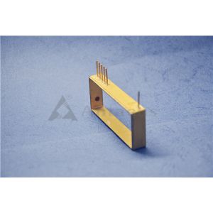 White Alumina Ceramic Components Al2O3 Ceramic - Metal Brazed Contactor