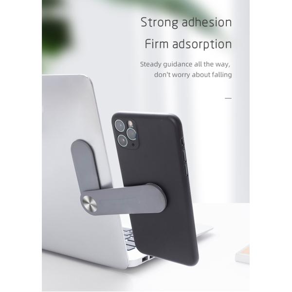 FCC Adjustable Cell Phone Stand , Aluminium Magnetic Suction Phone Holder