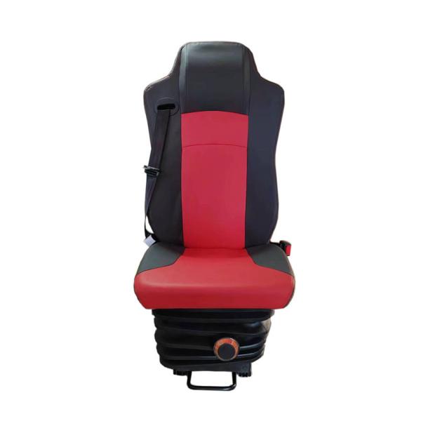 Red Black Freightliner Truck Seats Mechanical Freightliner Driver Seat