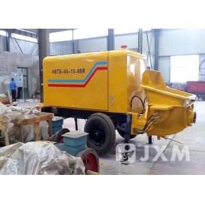 High Efficiency Concrete Trailer Pump HBTS20-8 ISO CE Certification
