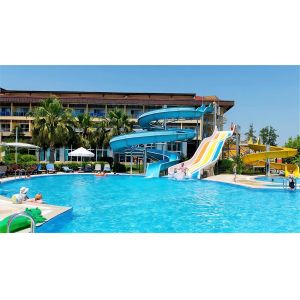 Swimming Pool Accessories Water Play Kids Fiberglass Tube Spiral Water Slide