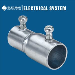 1/2 Inch Steel EMT To Unthreaded IMC Rigid Couplings Set Screw Type UL Listed