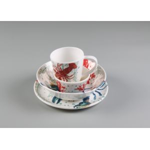 Low Thermal Conductivity Kids Melamine Tableware Microwave Safe