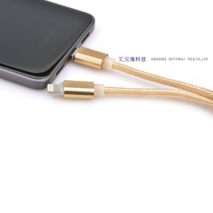 Abrasion Resistant Cotton Braided Sleeving Recharge Power Cable Jacket Sleeve