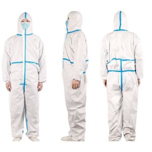 China Full Body Disposable Protective Coverall Anti Dust Long Lasting Protection on sale