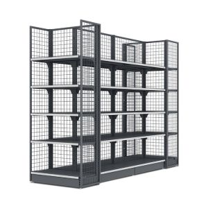 Galvanized Wire Display Shelving 180kg Capacity Adjustable Shelves