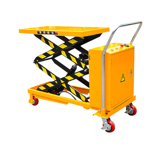Buy 800kg Double Scissor Lift Trolley Small Lifting Table Trolley at wholesale prices