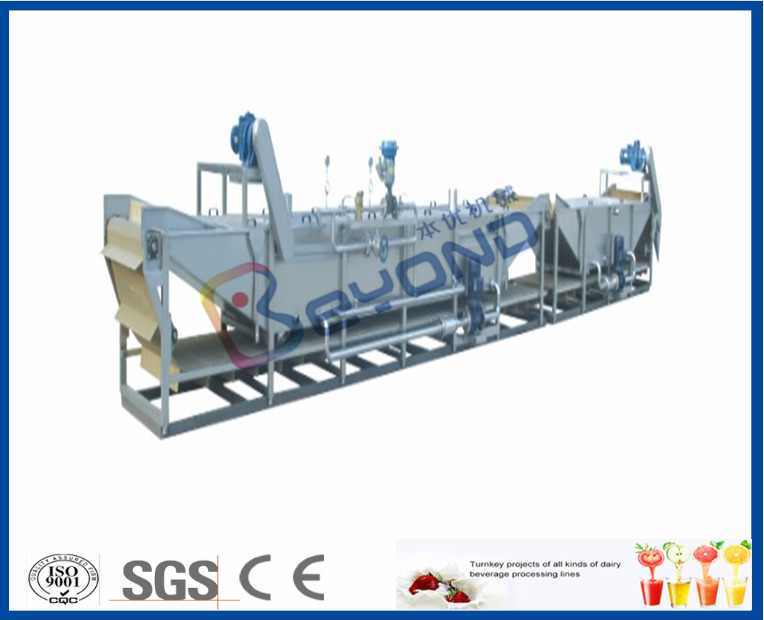 Sanitizing Plastic Bottles Milk Pasteurization Equipment With Stainless Steel