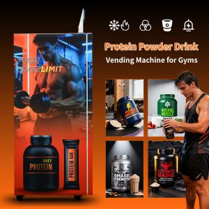 Energy Efficient Protein Powder Vending Machine with Automatic Cup Dispensing