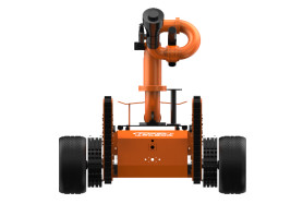 All-terrain Fire Fighting Robot Wheeled Crawler Swing Arm
