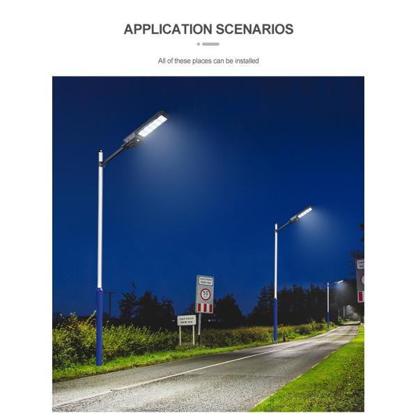 IP65 Street Solar Motion Sensor Lights Outdoor With 6V Polycrystalline Solar Panel