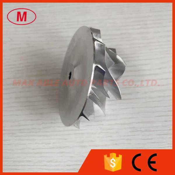 GT30 reverse 53.11/71.40mm 7+7 blades LEP Style turbo aluminum 2618/milling/billet compressor wheel