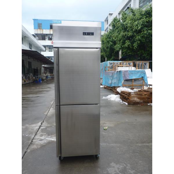 3 Layers Shelf Commercial Upright Freezer , Stainless Steel Fridge 500L 1000L