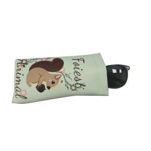 Simple Women Glasses Pouch Case Fabric Inside Material Waterproof