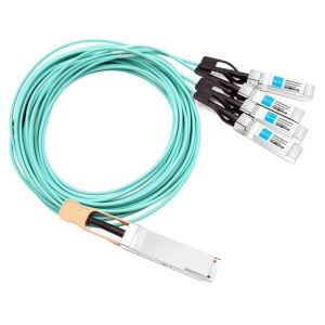 H3C QSFP28-4SFP28-AOC-1M Compatible 1m (3ft) 100G QSFP+ to Four 25G SFP28 Active