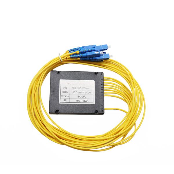 Buy Sc Upc Connectors 1260nm Fiber Optic Plc Splitter at wholesale prices