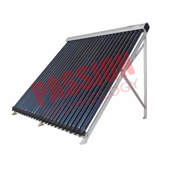 Silver Color Pressurized Solar Collector , Solar Thermal Collectors For Flat