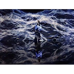 Digital Interactive Holographic Projection System For Large Stage , Holo Film