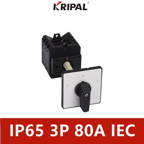 Buy 80A 3 Pole IP65 Waterproof Lever Switch For Illumination Equipments at wholesale prices