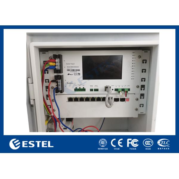 Outdoor Solar Powered Smart Cabinet With MPPT Controller Rated Discharge Current 20A