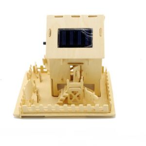 Fashionable Wooden Montessori Toys Solar Learning Toys Solar House