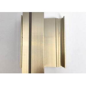 DIN AAMA Aluminium Casement Door Profiles Electrophoresis