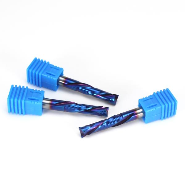 HRC 65 Solid Milling Cutter Double groove Spiral End Milling Cutter CNC