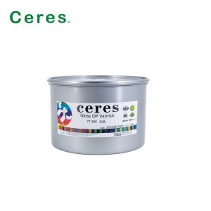 YT-660 Glossy Offset Op Varnish No Yellowing After Printing