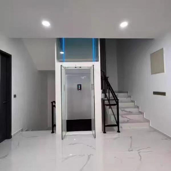 Buy Compact Stainless-Steel Home Elevator – 14.5 m Rise, 5 Stops, Pitless Design at wholesale prices